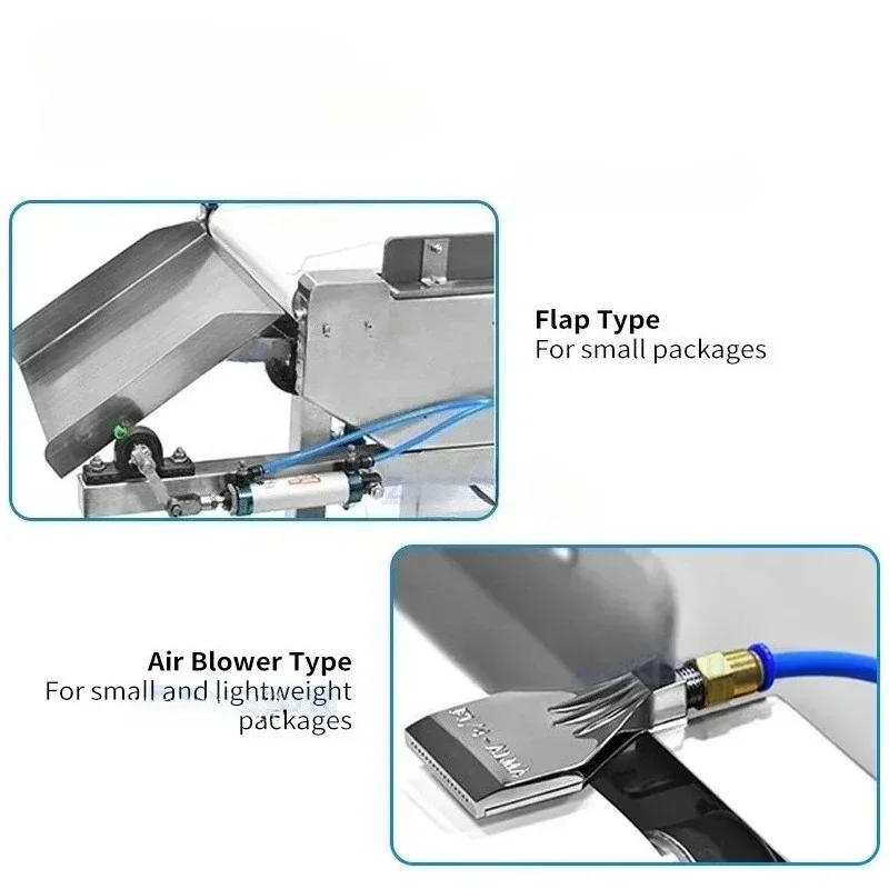 Inline Checkweigher Industrial Multistage Checkweigher Machine Automatic Weighers for Food Packgaing ZS-CWFD