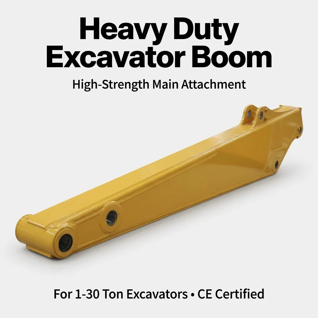 

Excavator Boom Heavy Duty Main Attachment High-Strength Structure CE Certified For 1-30Ton Mainstream Brand Excavators