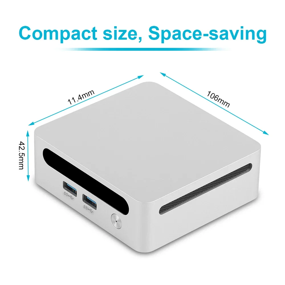 SZBOX Ryzen 7 7730U R5 7530U R3 7330U كمبيوتر صغير ثنائي القناة 16GB DDR4 3200MHz 500GB PCIe4.0 SSD WIFI6 BT5.2 لتقوم بها بنفسك كمبيوتر ألعاب