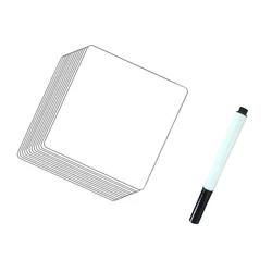 Dry Erase Removível Whiteboard Adesivos, Etiquetas Magnéticas, Dry Erase, Círculos para Mesas de Sala de Aula, Whiteboard Lembretes