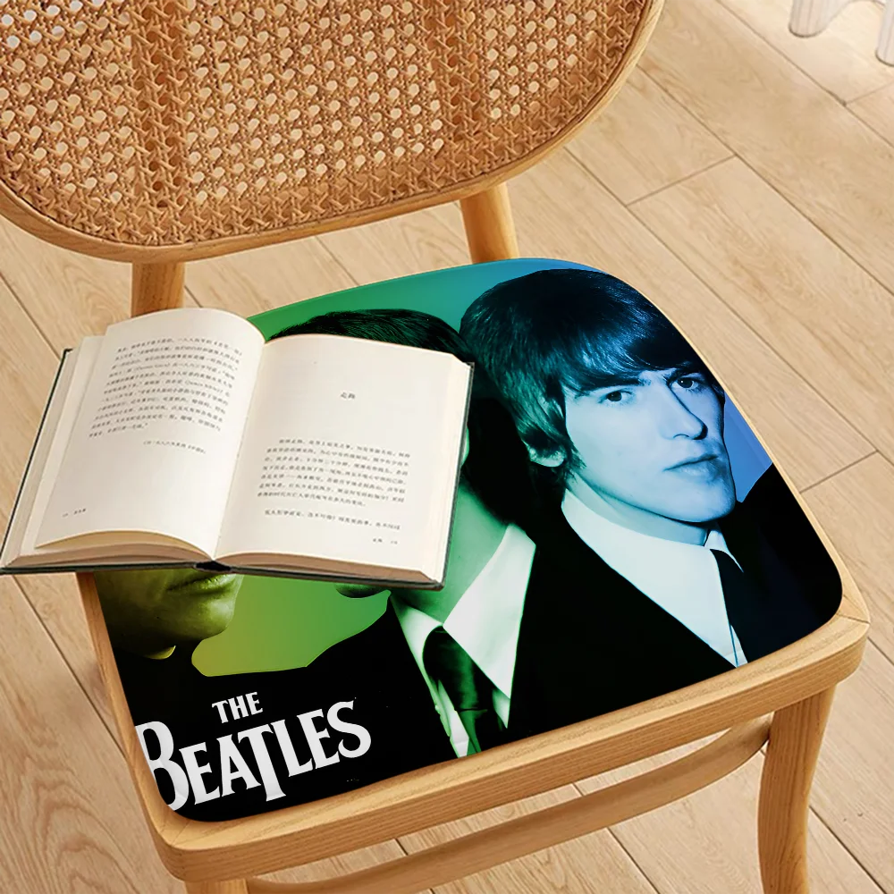 T-The-B-Beatles Rock Band Tie Rope Dining Chair Cushion Circular Decoration Seat For Office Desk Cushions Home Decor