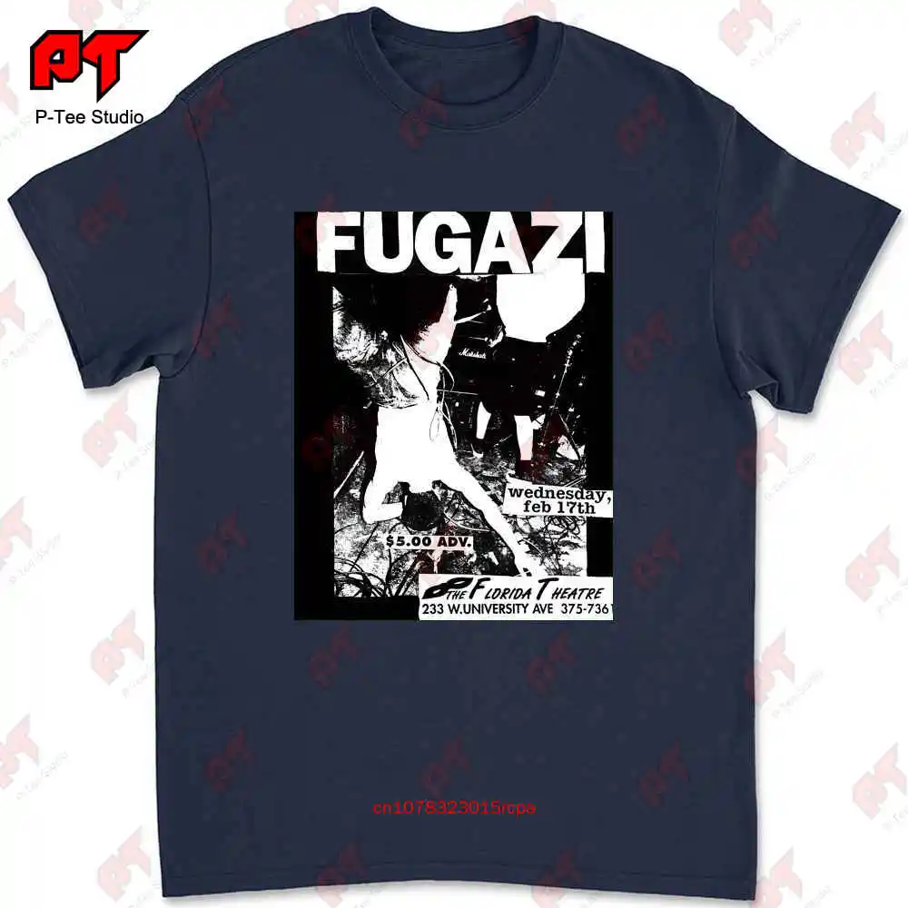 Fugazi Punk Rock Flyer T Shirt J471