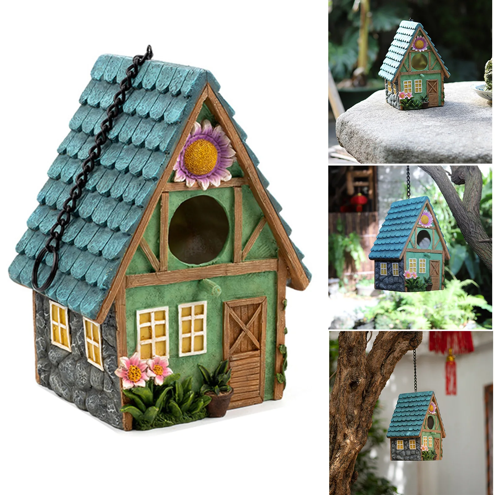 

Outdoor Bird House Decoration Decor Bird House Nesting Box