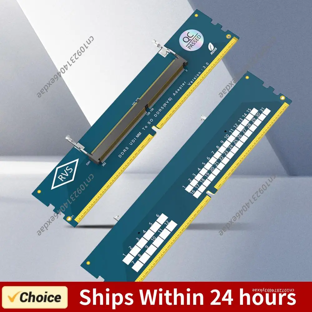 

Laptop To Desktop SO-DIMM To PC DIMM Card Overcurrent Protection Memory Card Converter DDR5 Memory RAM Adapter Card