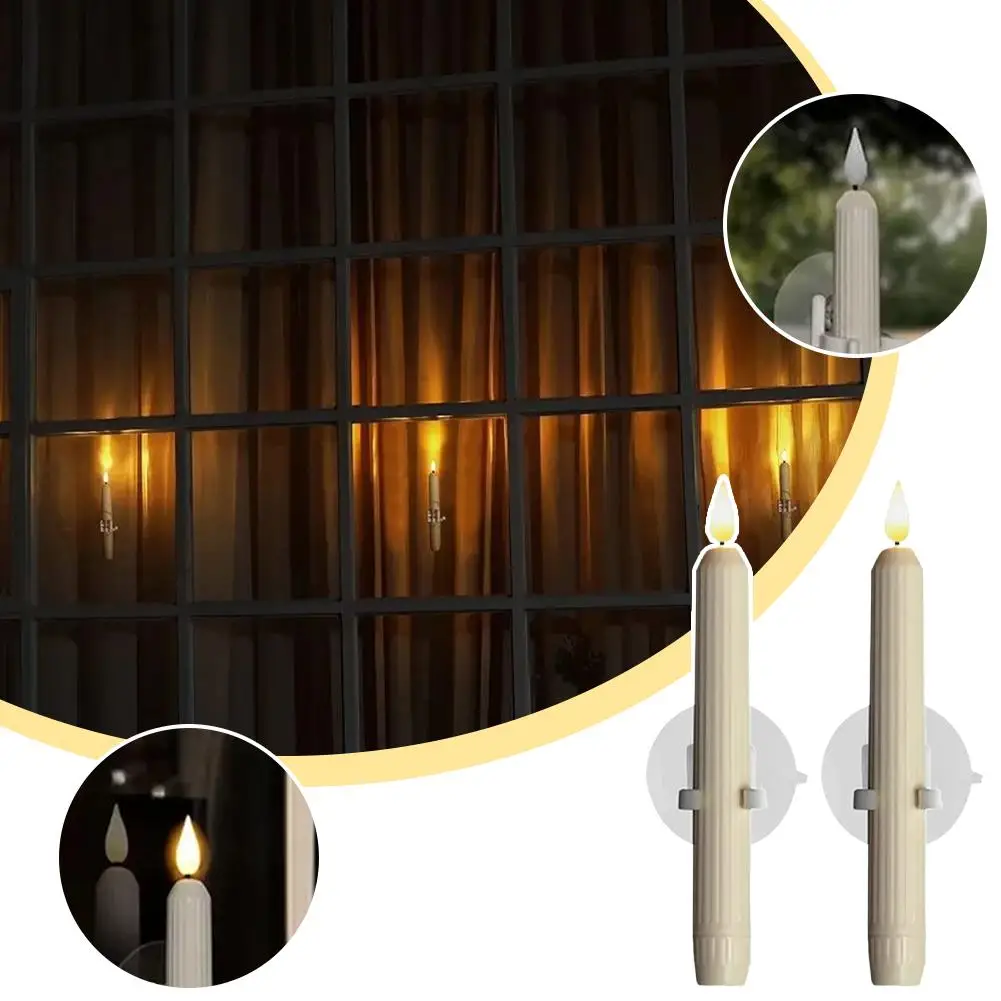 أضواء الشمسية المنزلية في الهواء الطلق فناء ضوء LED الشموع الشريط مع الاستشعار الاستشعار نافذة الشموع الإضاءة التلقائية
