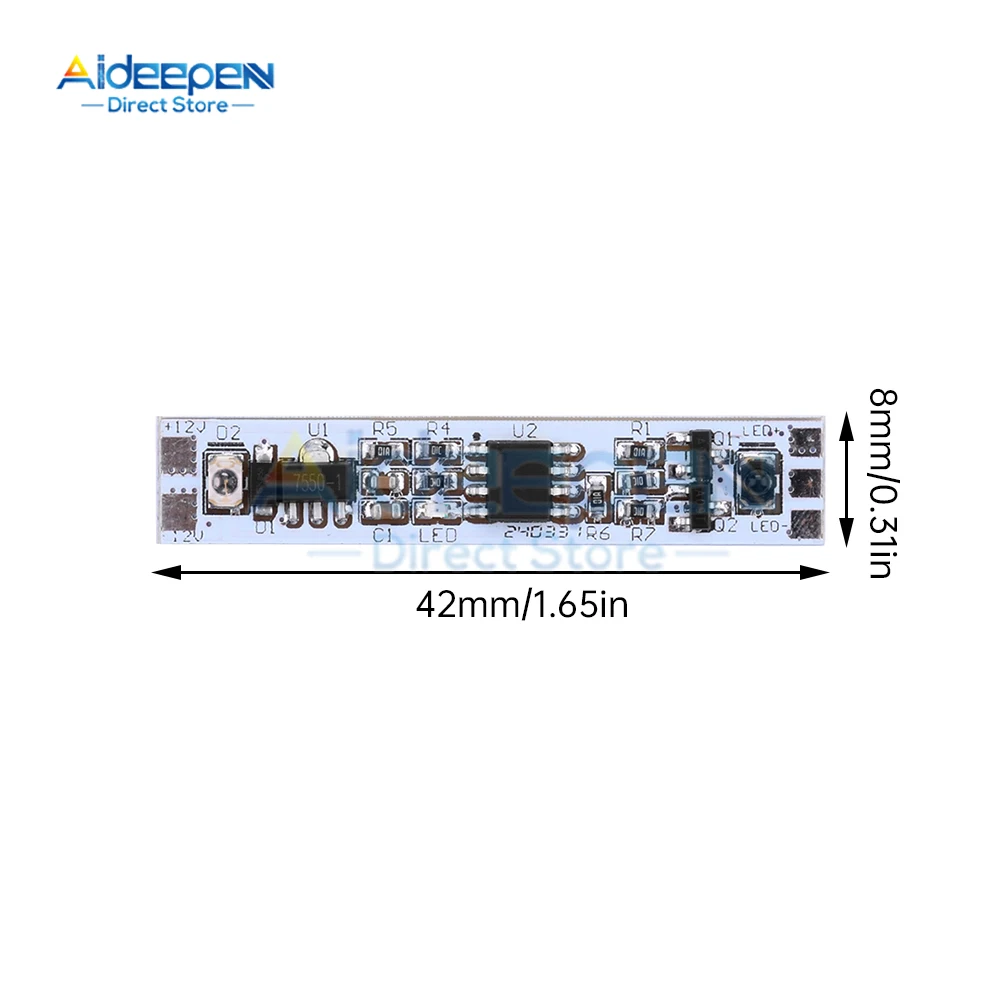 Handsweep Bewegingssensor Schakelaar Detector Dc 12V 24V 5a Ir Smart Handwave Dimmer Voor Led Strip Licht Keukenkast Decor