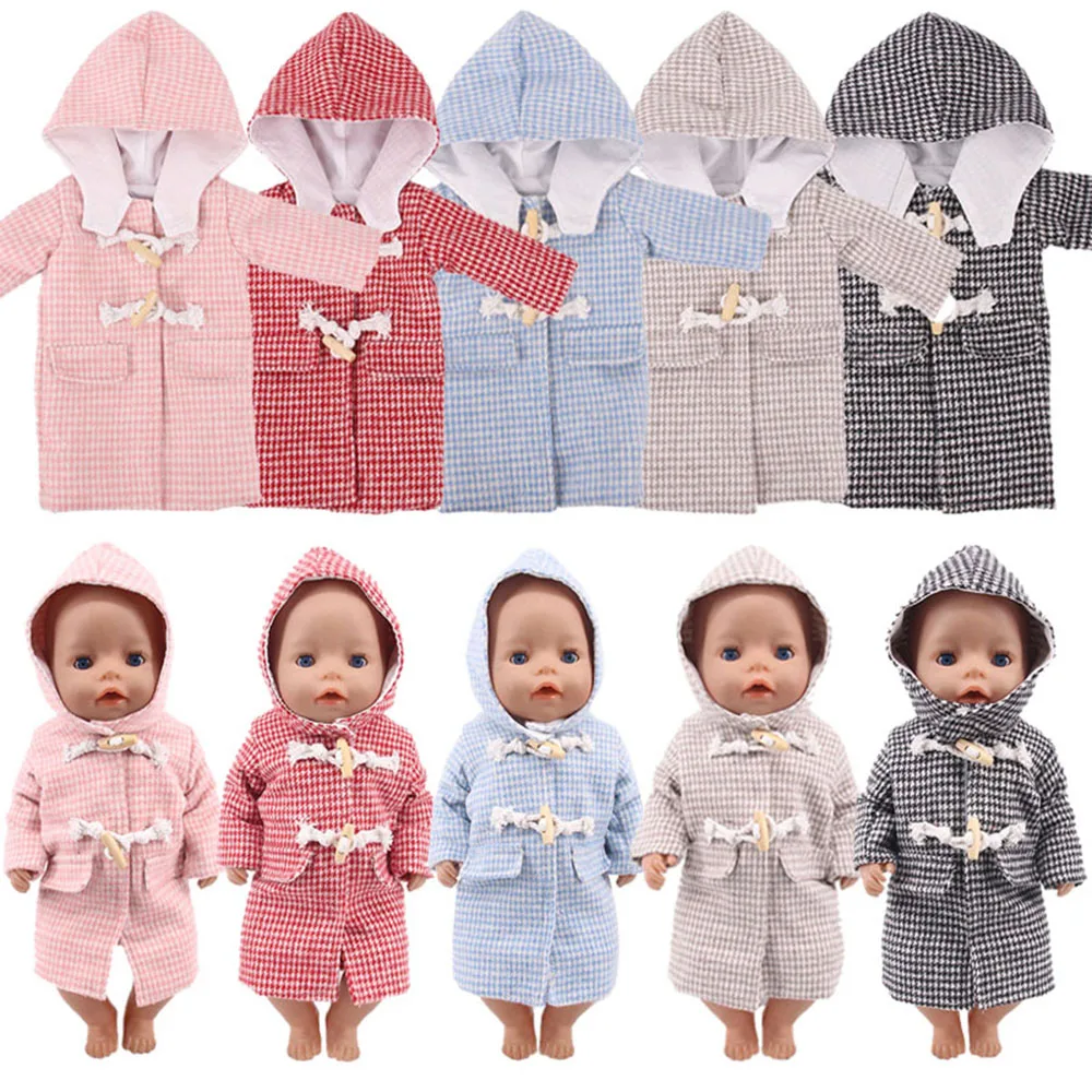 

Doll Clothes,Long-Style Hooded Coat Suits Fit 18 Inch American&43Cm Baby Logan Boy Doll Christmas Girl`s Toy,Our Generation