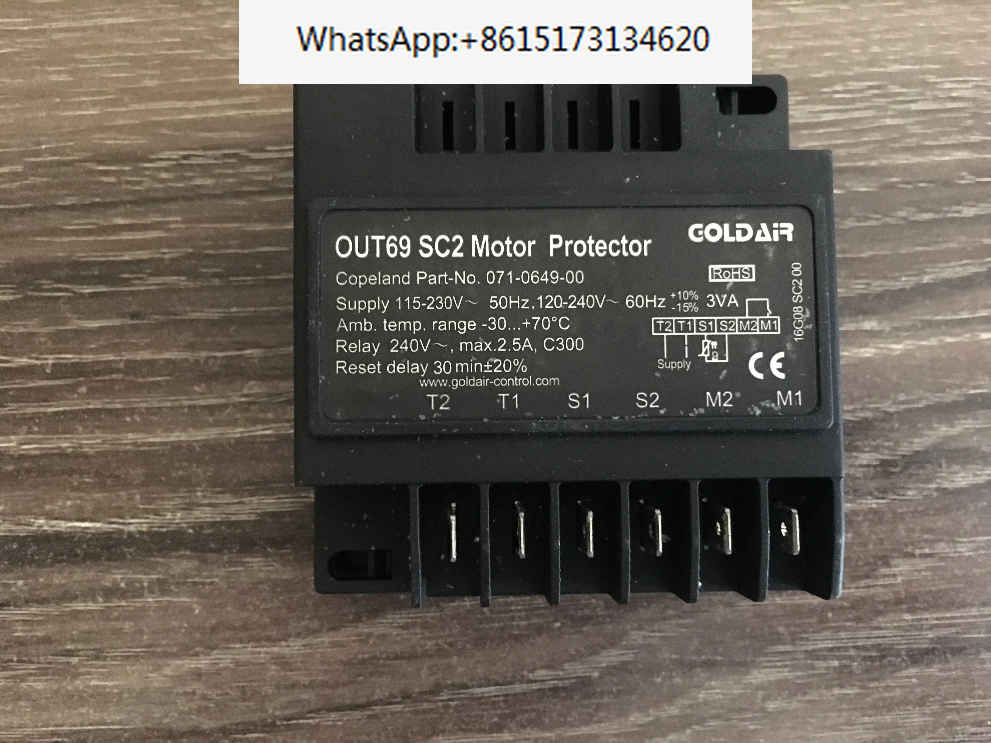 for Copeland compressor protection 071-0649-01 module OUT69 SC2/INT69 SC2 motor protector 071-0649-00