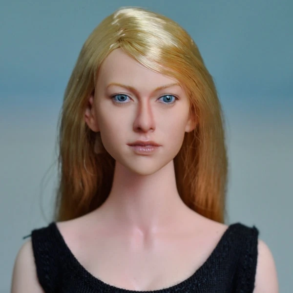 

Korean Handicraft Kumik 1/6 Female Soldier KM048NP Blonde Head Carving Hair Transplant Beautiful Woman