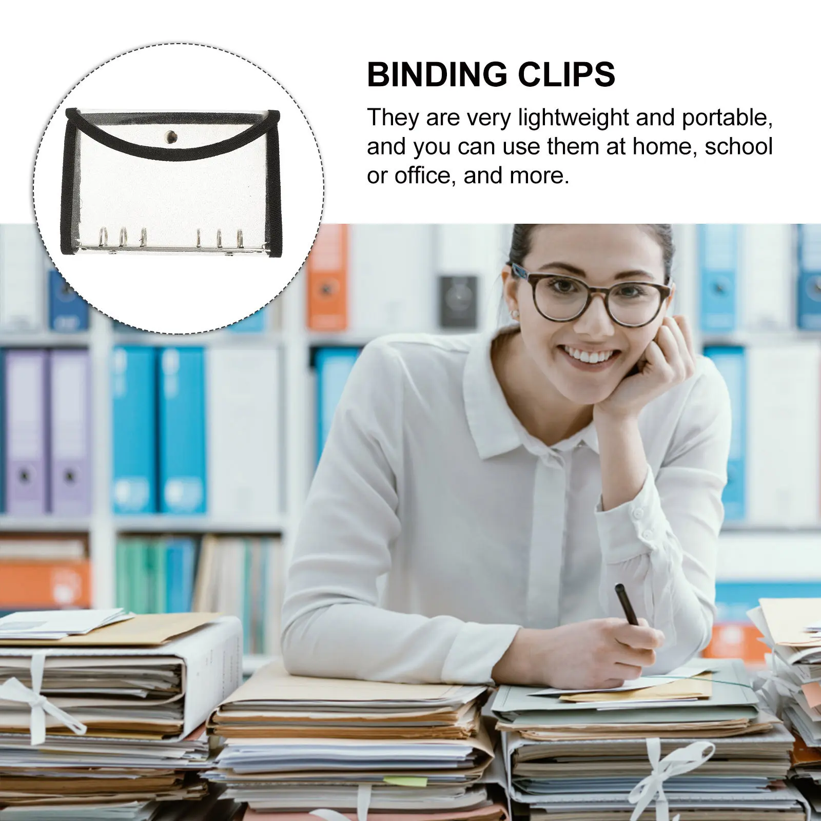 Binder Notebook Cover PVC Material Fine Workmanship Buckle Design for School Aesthetic A6 Notepad Handbook Journal Shell