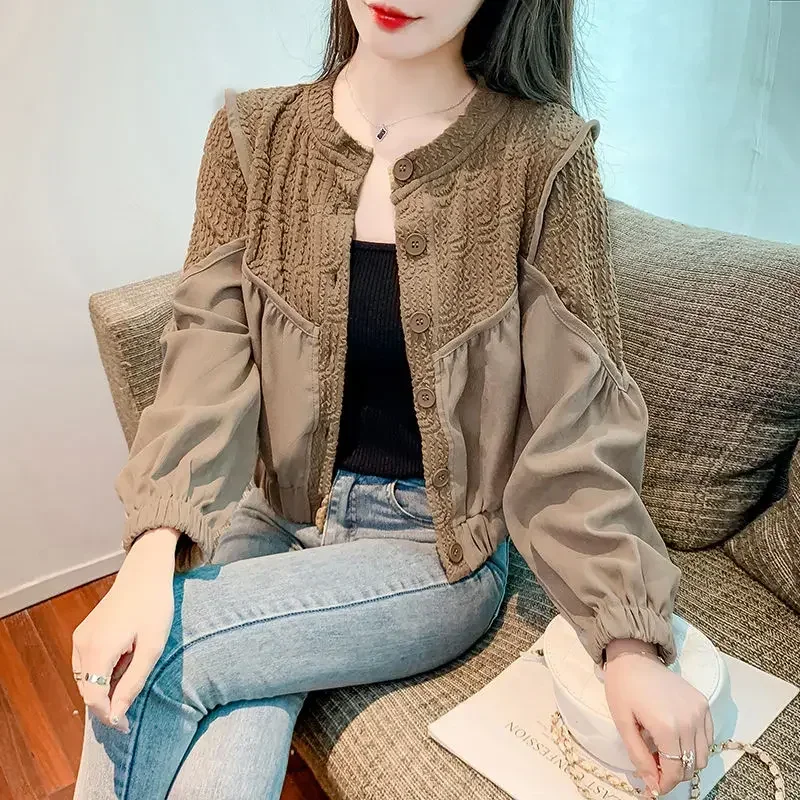 Bomber Jacket for Women Short New in Baseball Aviator Coat Woman Spring Autumn Youthful Korean Reviews Clothes Outerwears Lined