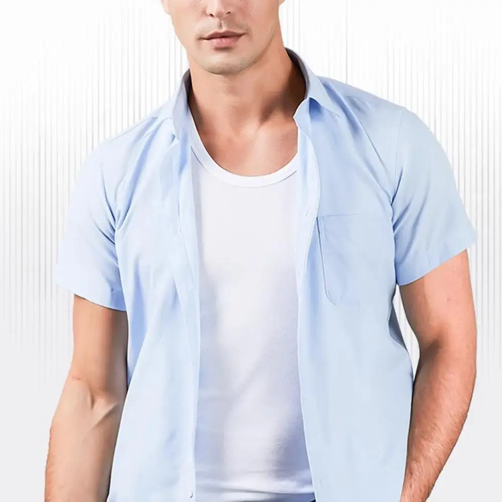 

Base Layer Shirt Fitness Tank Top Elderly Men's Underwear Summer Men Home Clothes Tight Slim Pure Cotton Elastic Fit Sports Vest