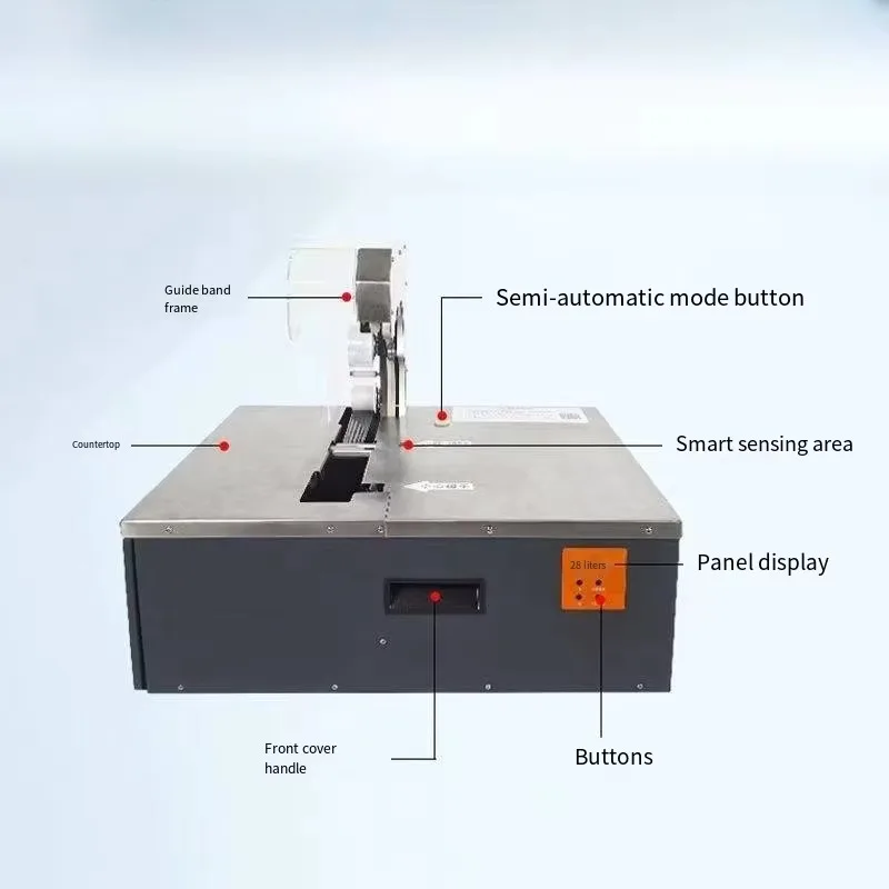 

Automatic Electric Strapping Machine for Food Packaging Flower Vegetable Stick Elastic Rope Thread Bundling Binding Type Motor