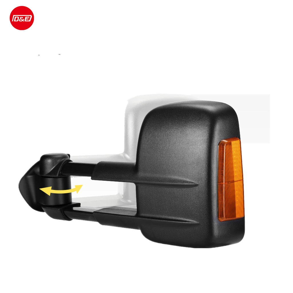 Pair Extendable Towing Mirrors For Holden Colorado 2008-2011 Black