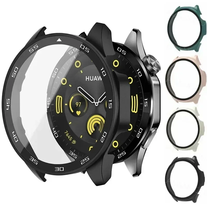 Watch Case For Huawei Watch GT 4 41mm GT4 46mm Protective Shell Soft and Flexible TPU Cover With Screen Protector Accessories