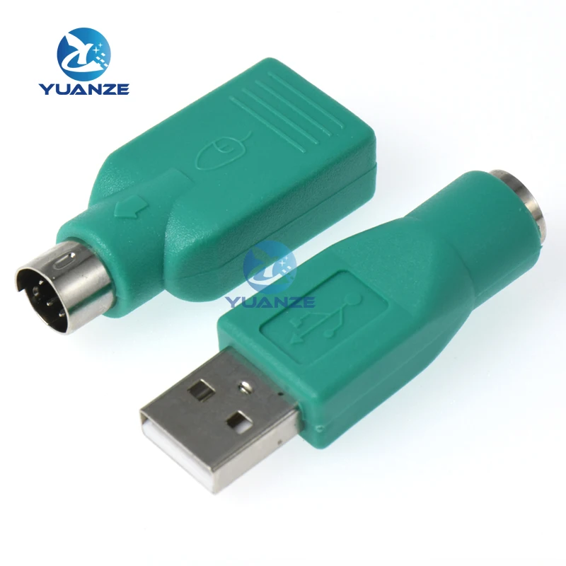 USB female to PS2 PS / 2 male adapter converter keyboard mouse and mouse adapter USB A type male to PS / 2 6 pin mini Din female