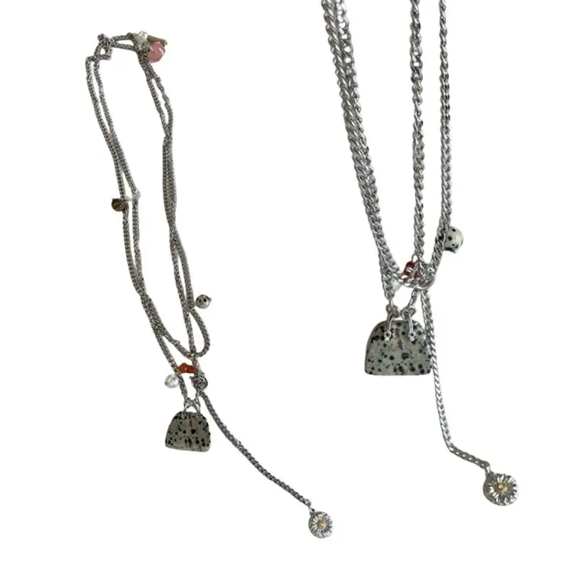 31BB Pendant Necklace Neck Jewelry Suitable for Youthful Couple or Close Friend