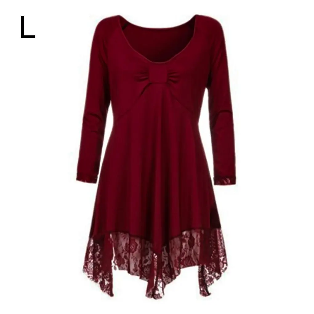 

Versatile And Stylish Plus Size Women Clothing Dress Fashionable V Neck Easy To Clean Large Size