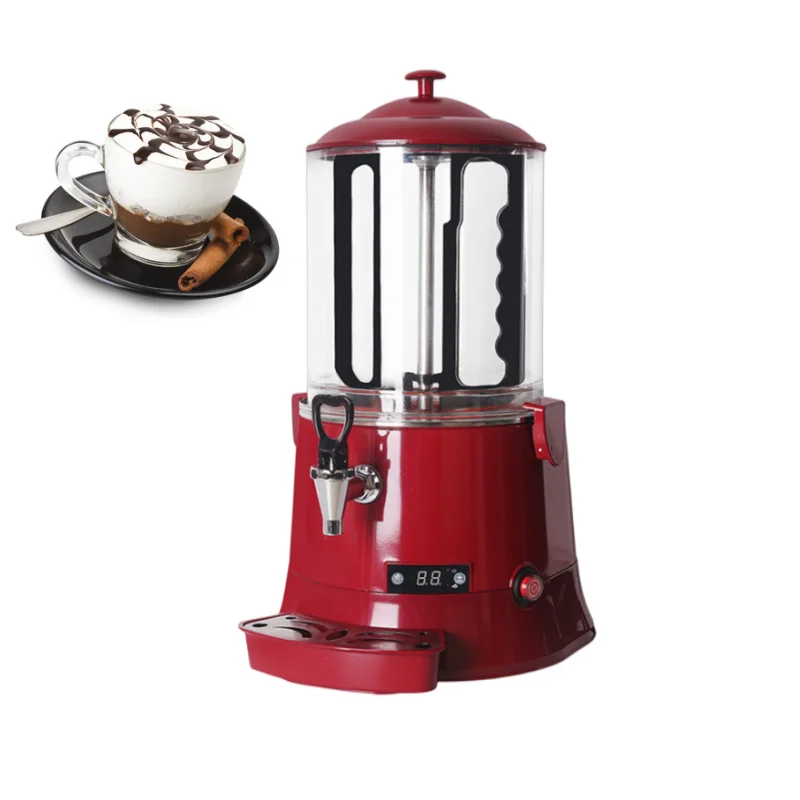 5L 10L موزع الشوكولاتة الساخنة آلة توزيع المشروبات الساخنة للشوكولاتة مشروبات الحليب القهوة المشروبات الساخنة معدات خلط