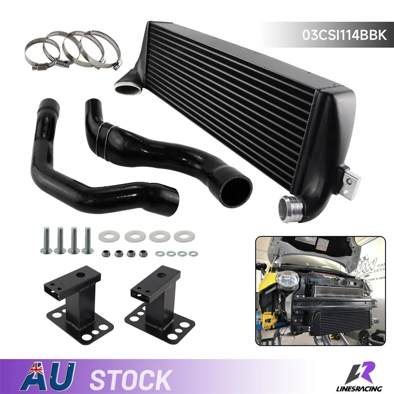 High-performance Intercooler Competition Tuning Fits BMW  E82 E88 135i 08-13 E90 E92 335i N54/N55 Engines Black