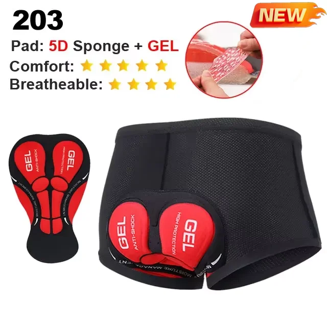 Newboler radhose atmungsaktiv mesh radfahren unterwäsche 5d gel pad stoßfest mtb bike shorts man shorts