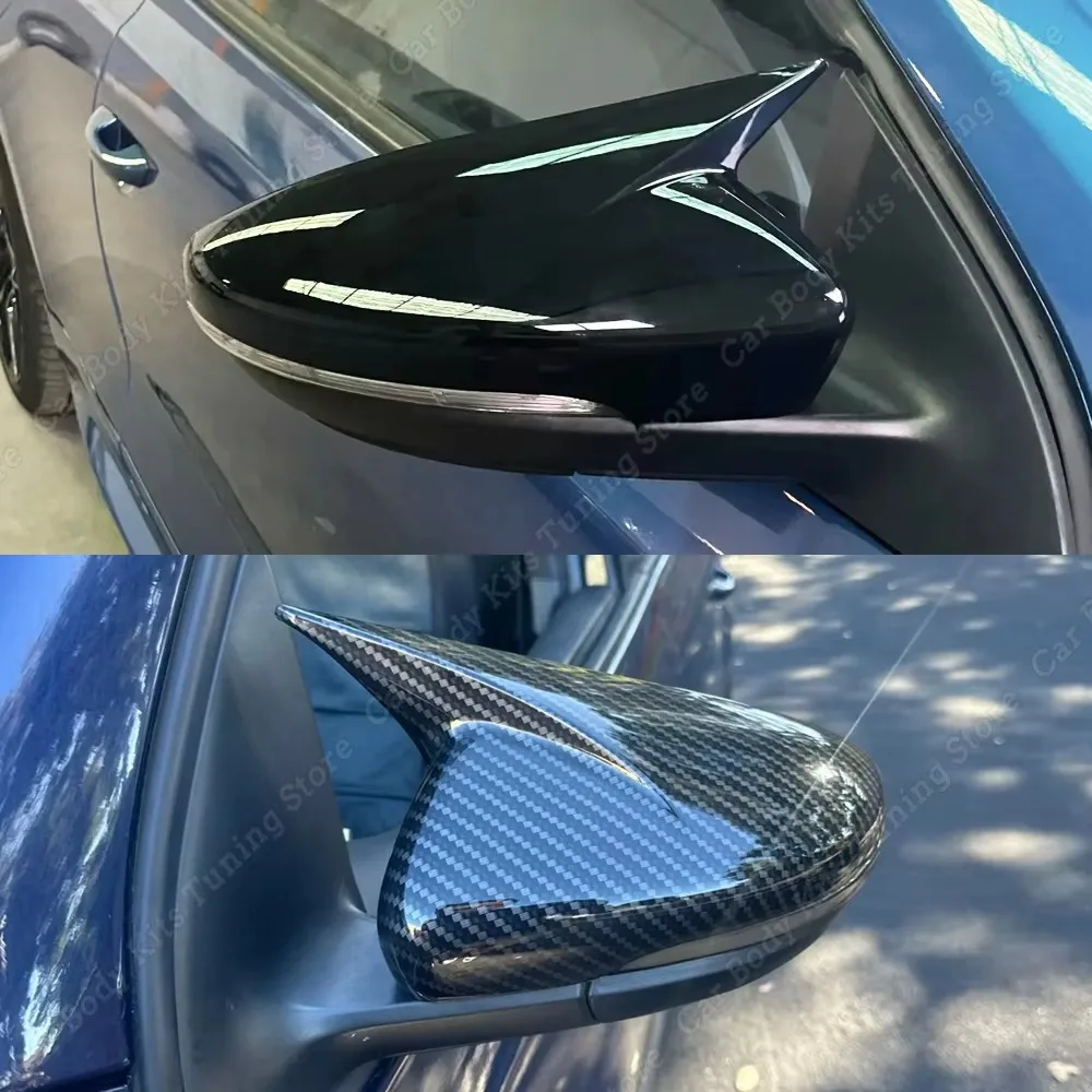 1Pair Mirror Caps for VW Golf 6 MK6 TSI TDI GTI R GTD Base 2009-2013 2Pcs Side RearView Mirror Cover Case Gloss Black Tuning view 6