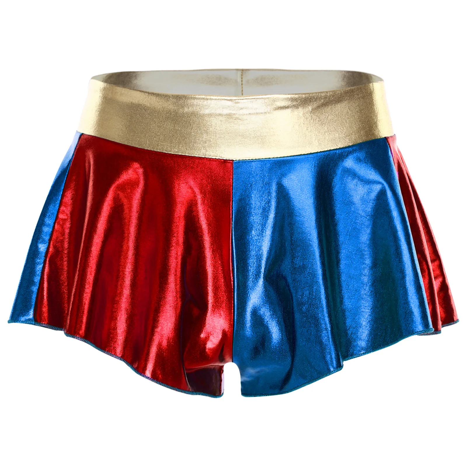 النساء لامع لامع السراويل الساخنة اللون حجب لوح الغنيمة السراويل صفيق السراويل للتشجيع الرقص الهذيان مهرجانات الموسيقى #3