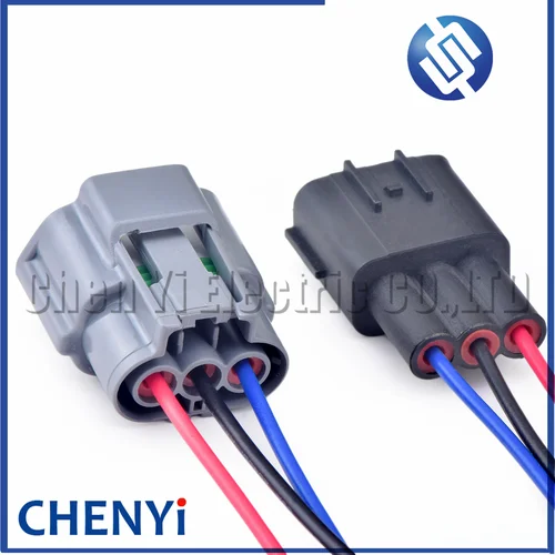 Imagen 2 del producto Conector impermeable automotriz de 3 pines, enchufe de arnés de cables de bobina de encendido 6189-0779 6918-1595 6189-7471 para Nissan Teana