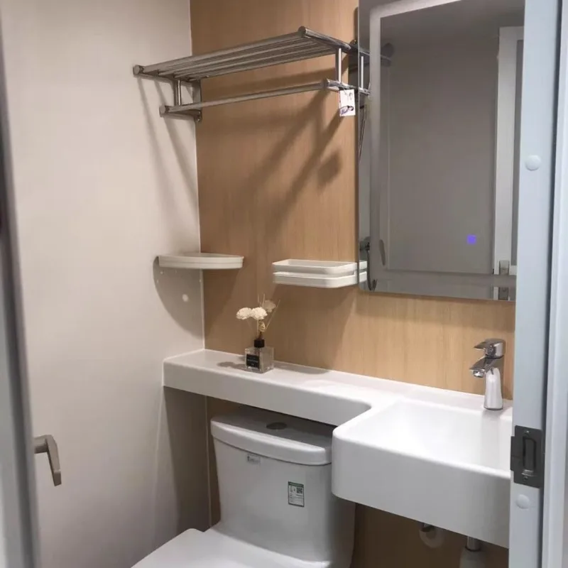 

127 * 167 with toilet hand basin shower rack towel rack warm air exhaust light