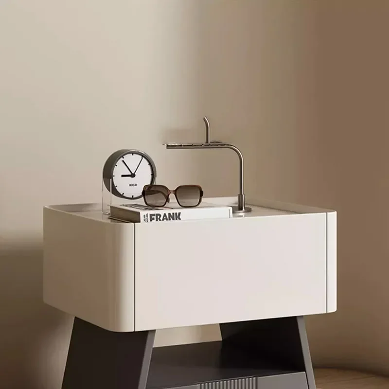 

A Nordic White Night Stand Mobiles Storage Wooden Shelf Decor Bedside Table Nordic Laden Table De Nuit Home Bedroom Furniture