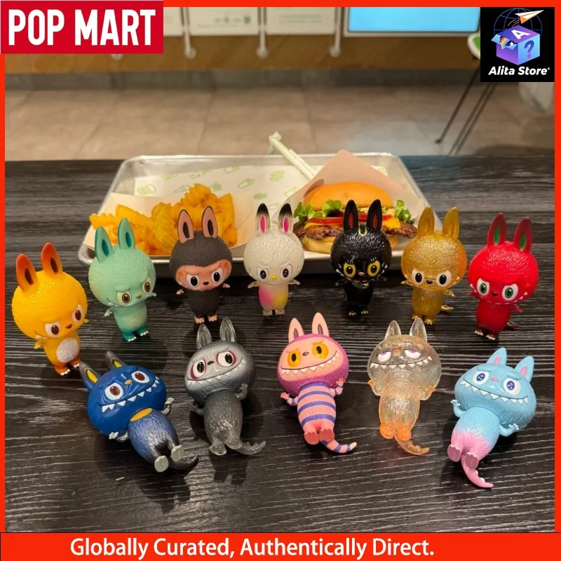 

Popmart Zimomo Series 4 Blind Box & Mini Labubu Series Blind Box Figure Christmas Gift Collectible Figurines Festival Gifts