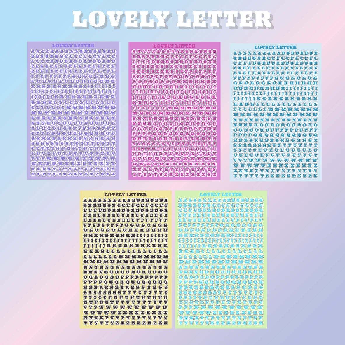 Gooka Round Alphabet Sticker Set Candy Color Numbers Sticker Self-Adhesive Hand Account Decoration English Label Sticker