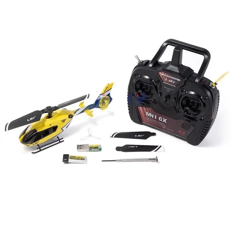 NEW ESKY 150EC MINI waga 6 DOF FXZ kontroler lotu wysokość ładownia bez muchy helikopter RC RTF EC135 dla dzieci zabawki do zabawy na zewnątrz