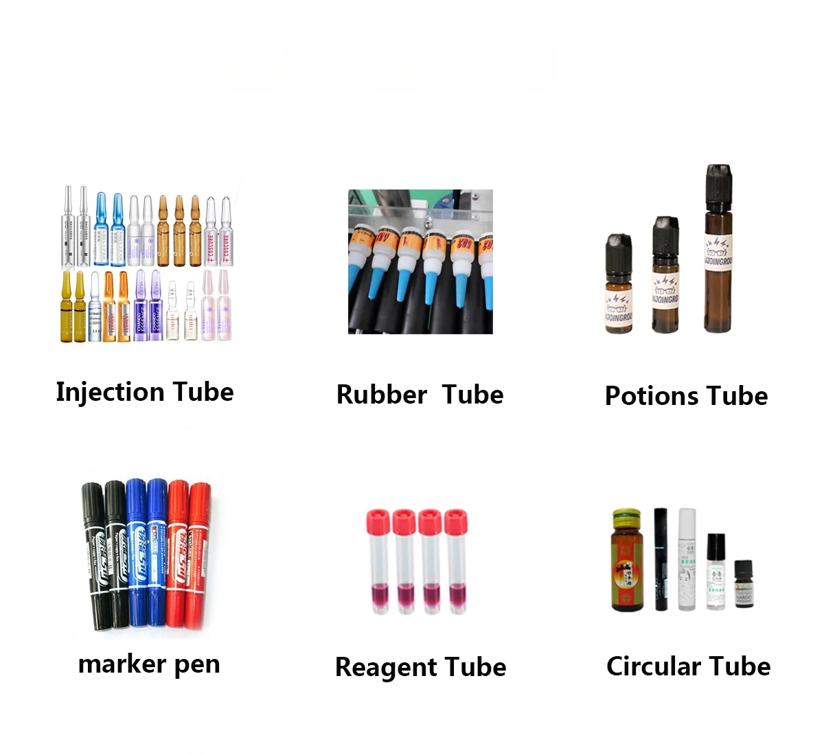 Automatic Horizontal Tube Adhesive Label Applicator  Collection Tube Labeling Sticker Machine