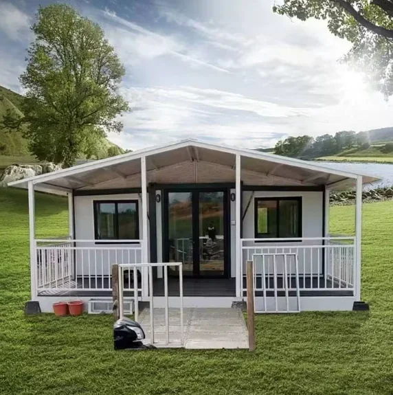 Fast build prefab house 20ft 40ft modular folding container house camping foldable small tiny container house home office