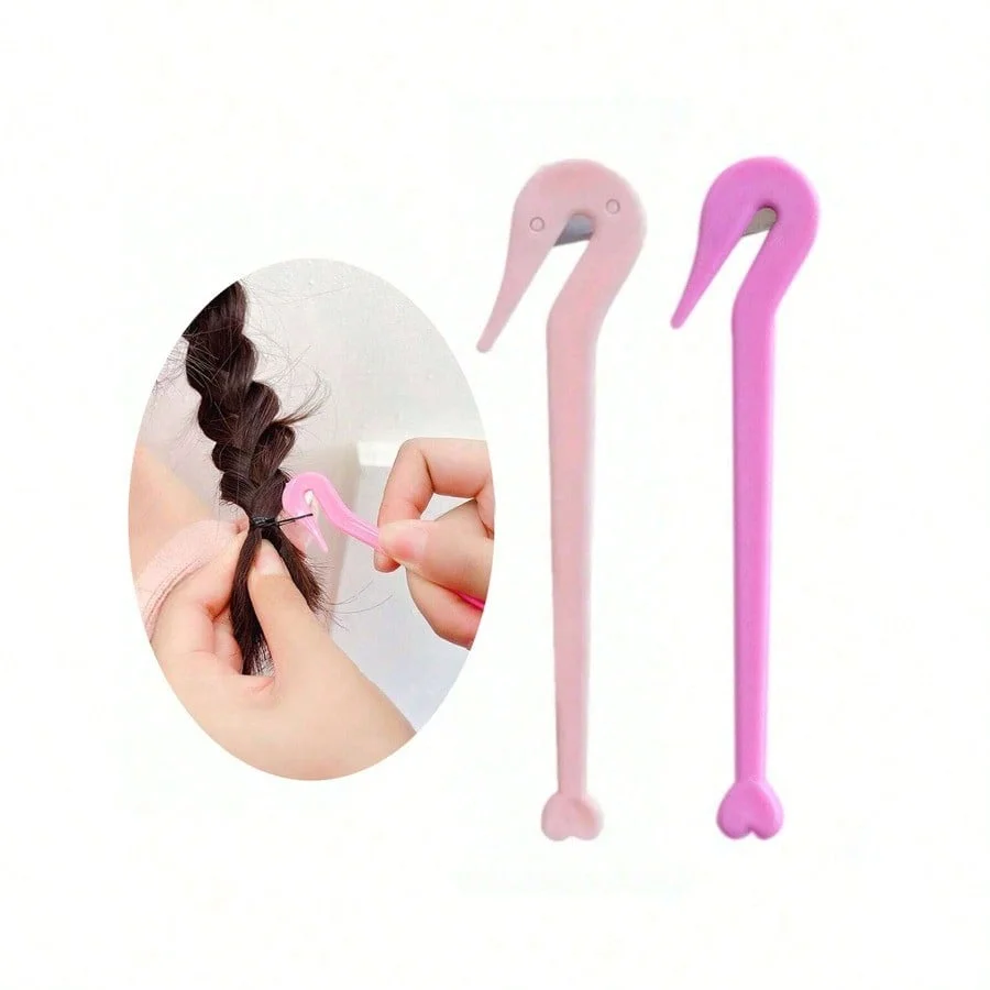 Plastic Hair Tie Cutter Tool Portable Elastic Hair Band Remover Safe No Scratch Scalp Rubber Hair String Unpicker Women Girls Hair Styling Accessory For Removing Disposable Ponytail Rubber Bands