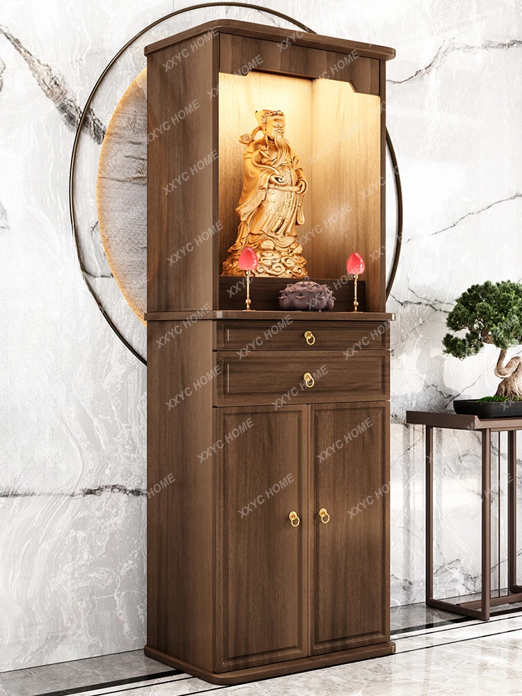 Buddha Niche Altar Buddha Shrine Home Modern Style Clothes Closet God of Wealth Cabinet Bodhisattva Display Cabinet AltarCabinet