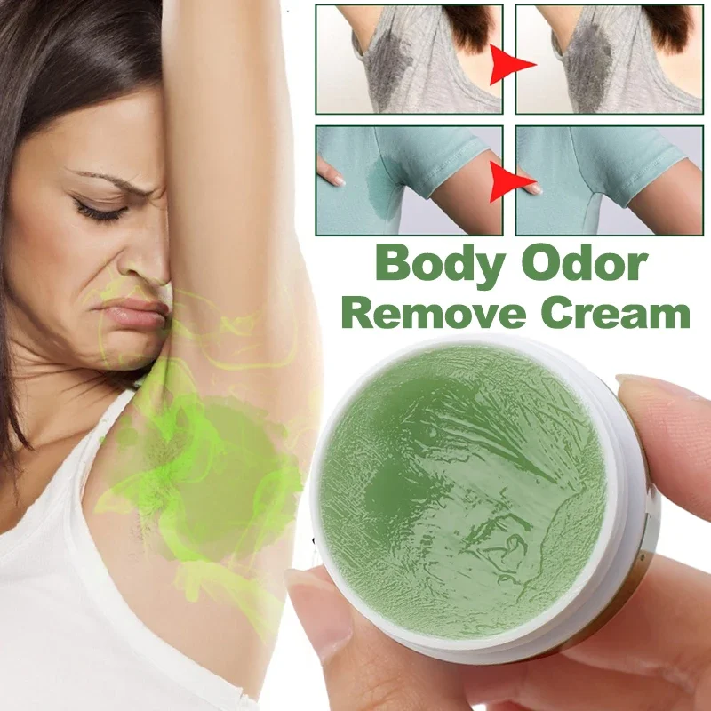 Body Odor Underarm Sweat Deodorant  for Man Woman Effectively Remove Body Sweat Cream Remove Underarm Odor Refreshing Body Care