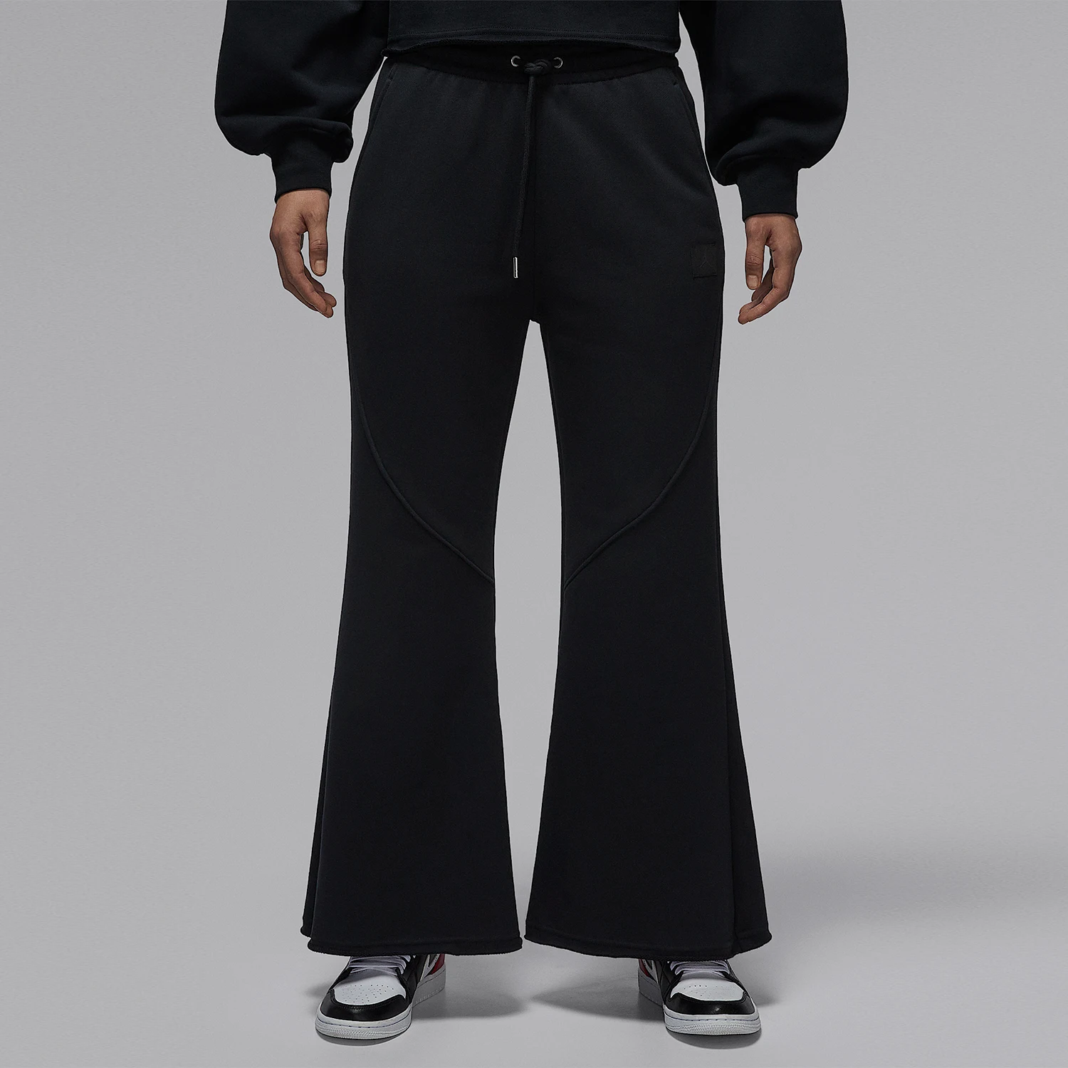 

Оригинальные женские спортивные прочные повседневные брюки Nike JORDAN с широкими штанинами IF1025-010