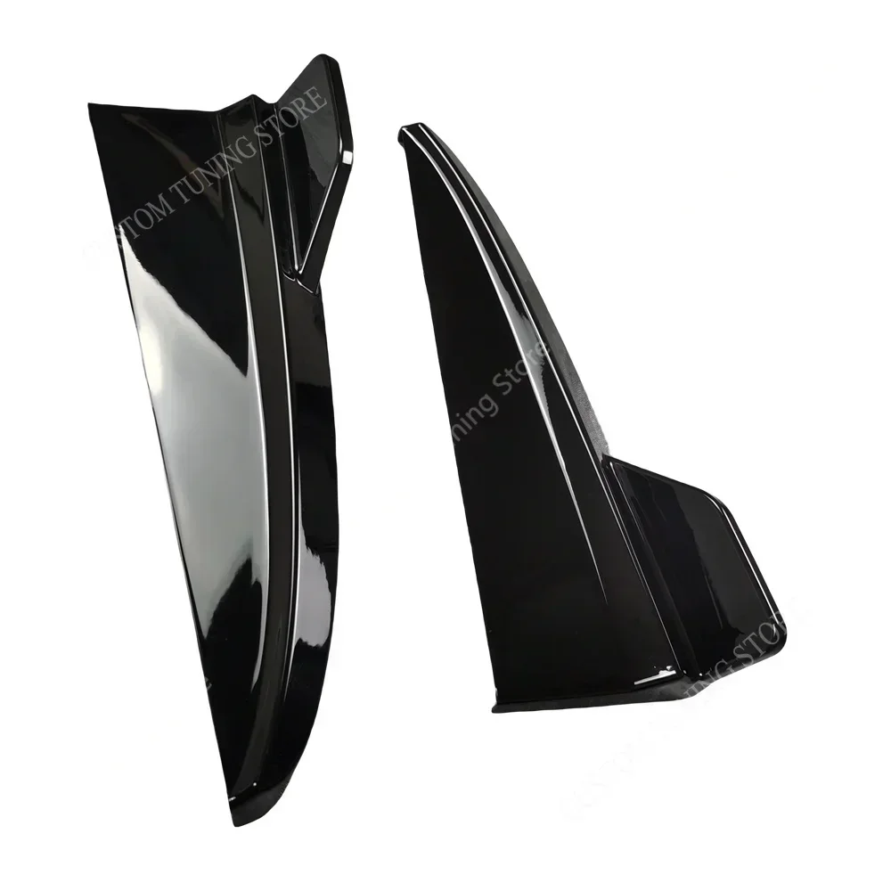 For Mercedes W205 Rear Bumper Side Splitter C-Class C300 C300d C43 C63 AMG Line Rear Bumper Diffuser Skirts Bodykits Tuning
