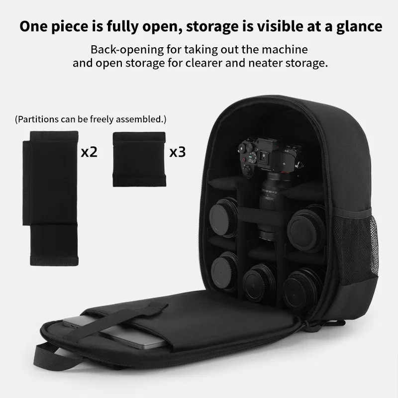 

Жесткая сумка для фотоаппарата из ЭВА — профессиональный защитный рюкзак для фотографии на два плеча, подходит для хранения зеркальных камер.