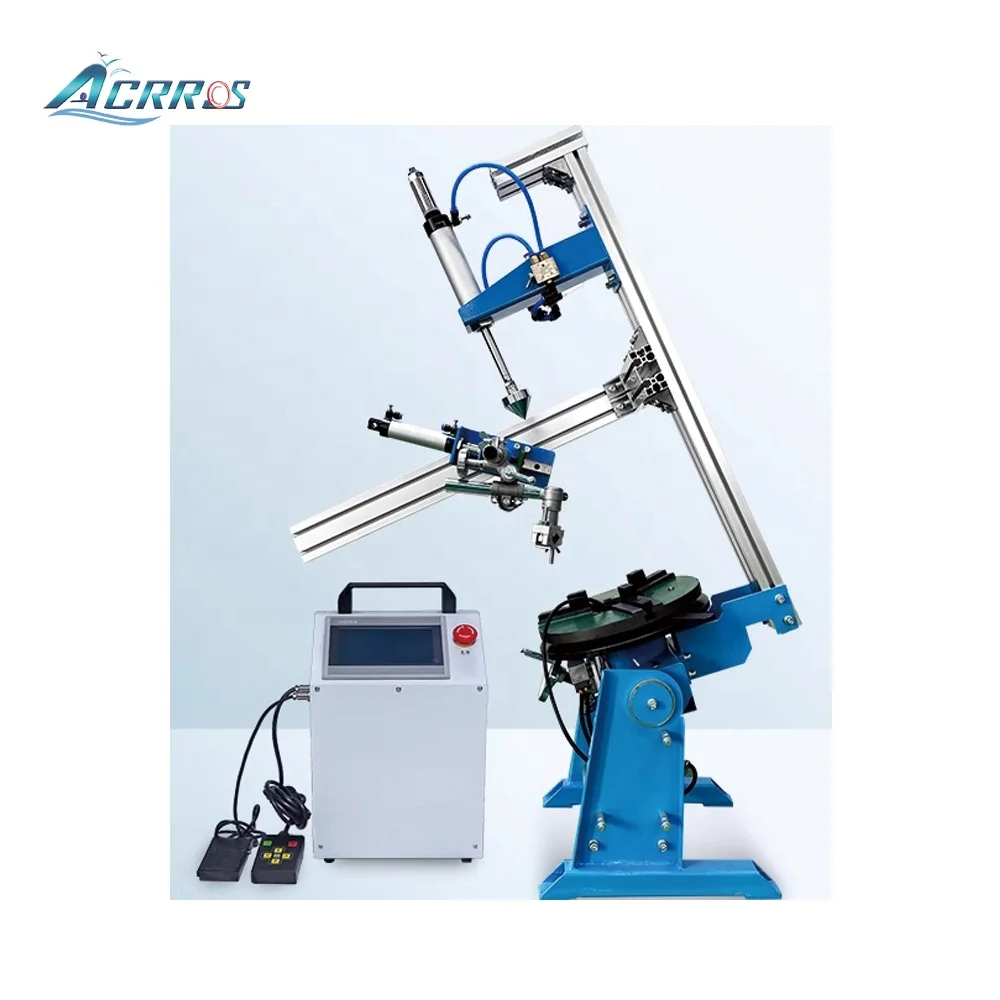 Comboned Welder Double Guider Rails Chuck 300mm Pneumatic Torch Holder and Tailstock 200kg 300kg Welding Positioner with CE