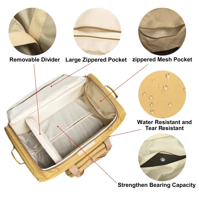 US Local Stock Large Capacity Tactical Travel Gear Bag Heavy Camo Outdoor Camping Hunting Equipment Storage Bag