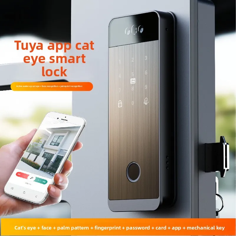 Facial Recognition, Palm Print, Mobile Phone Graffiti, Remote Visual Cat Eye, Electronic Iron Fence Door, Smart Lock