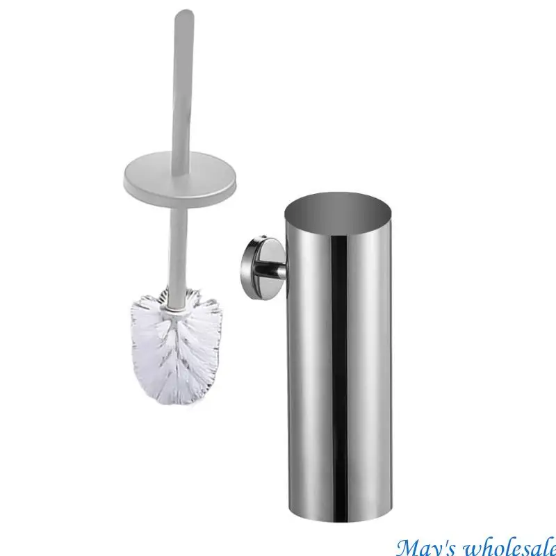 Wall Mounted Toilet Bowl Brush Soft Bristles Toilet Cleaning Brush With Holder Deeply Cleaning Toilet Brush Easily Use 448A
