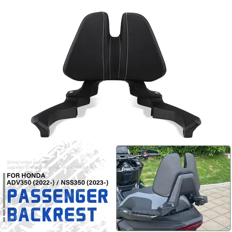 혼다 X-ADV 350 (2022-2025) NSS 350 nss350 (2023-2025) 오토바이 액세서리 뒷좌석 등받이 XADV350 승객석 등받이