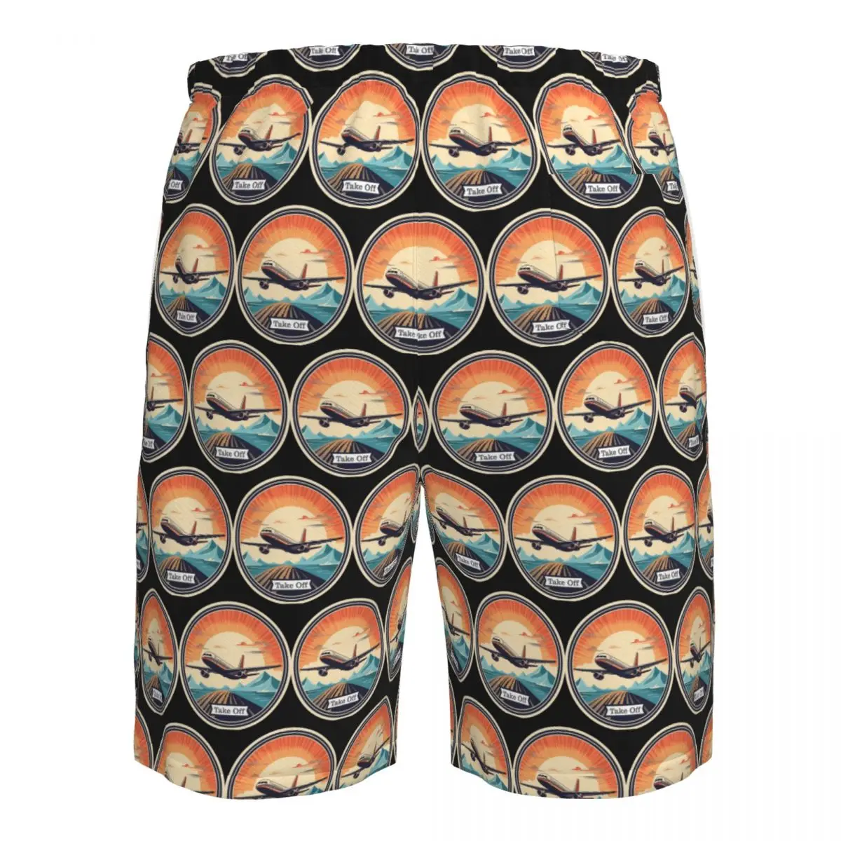 خمر طائرة خلع جذوع الشاطئ مجلس السراويل عارضة سريعة الجافة السباحة الصيف الرجال السراويل #4