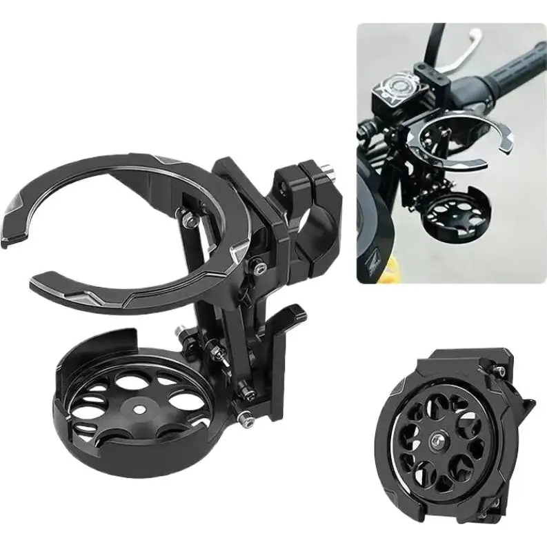Motorcycle Foldable Water Cup Bracket For Electric Bicycle Sport Cycling Handlebar Drink Holder Accessories view 5