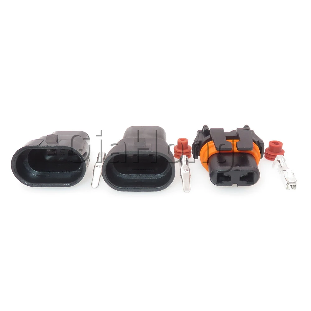 1 Set 2 Ways Auto Parts 12059183 AC Assembly Automobile HID Controller Swaterproof Connector Car Hernia Lamp Wiring Socket