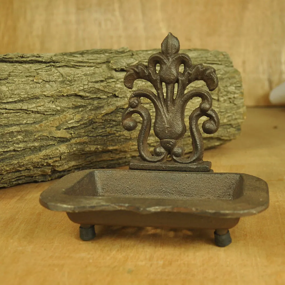 

Винтажная металлическая коробка для мыла для бара, сверхмощный нержавеющий дренажный держатель с полым дном, дизайн для ванной комнаты, кухни, использования в отеле